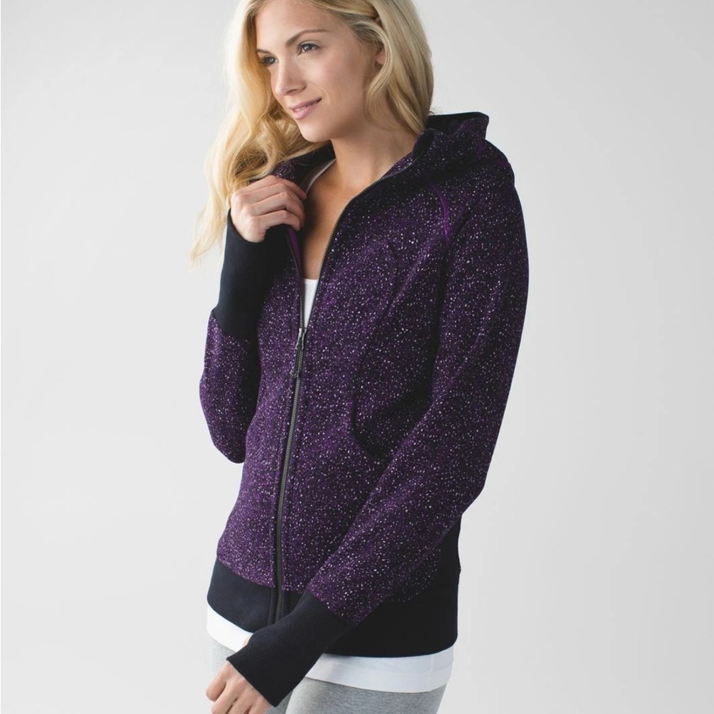 Lululemon Athletica Purple Zip-Up Hoodie
